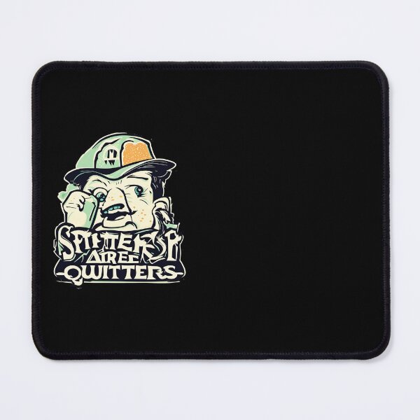 Item preview, Spitters Are Quitters: Bold and Playful Designs for the Confident and Fearless! Green on Black designed and sold by King Stores.