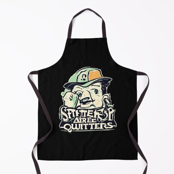 Item preview, Spitters Are Quitters: Bold and Playful Designs for the Confident and Fearless! Green on Black designed and sold by King Stores.