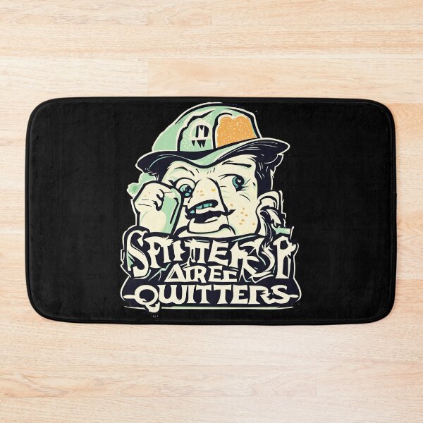 Item preview, Spitters Are Quitters: Bold and Playful Designs for the Confident and Fearless! Green on Black designed and sold by King Stores.