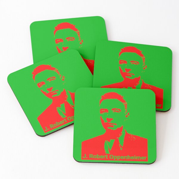 Item preview, Oppenheimer - Red on Green designed and sold by DistinctDesignz.