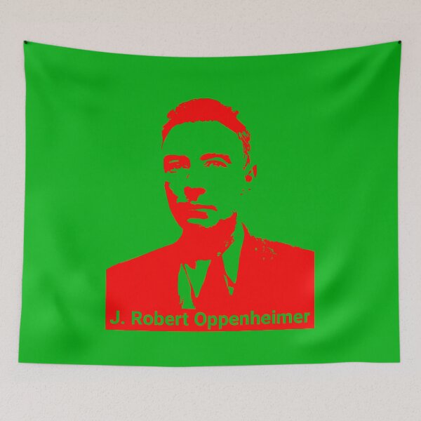 Item preview, Oppenheimer - Red on Green designed and sold by DistinctDesignz.