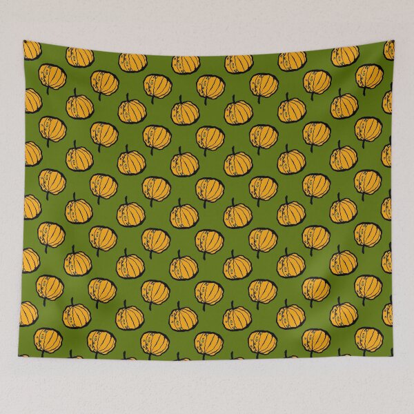 Item preview, Bumpy Pumpkins on Green designed and sold by kimmileskim.