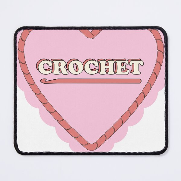 Item preview, Crochet Hook and Yarn Heart designed and sold by BaiRetro.
