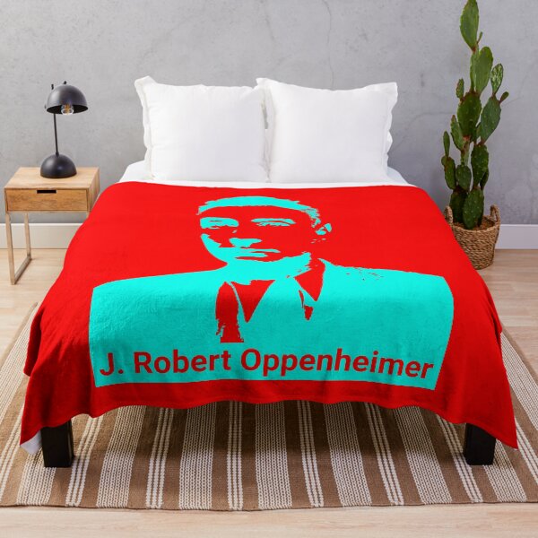Item preview, Oppenheimer - Blue on Red designed and sold by DistinctDesignz.