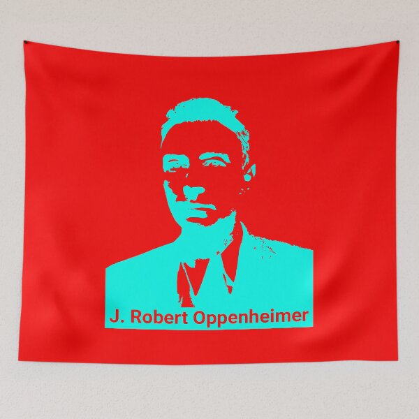 Item preview, Oppenheimer - Blue on Red designed and sold by DistinctDesignz.