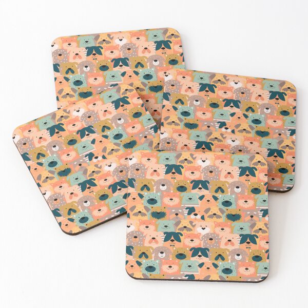 Item preview, Cute Cartoon Dog Drawing Pattern designed and sold by MGuyerArt.