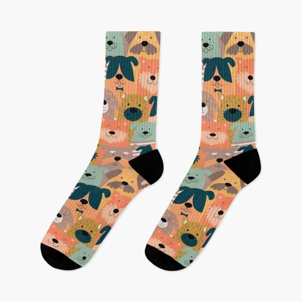 Item preview, Cute Cartoon Dog Drawing Pattern designed and sold by MGuyerArt.