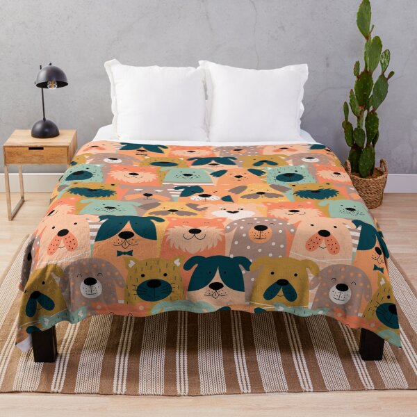 Item preview, Cute Cartoon Dog Drawing Pattern designed and sold by MGuyerArt.