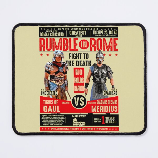 Item preview, Rumble In Rome Gladiator Poster designed and sold by Alema Art.