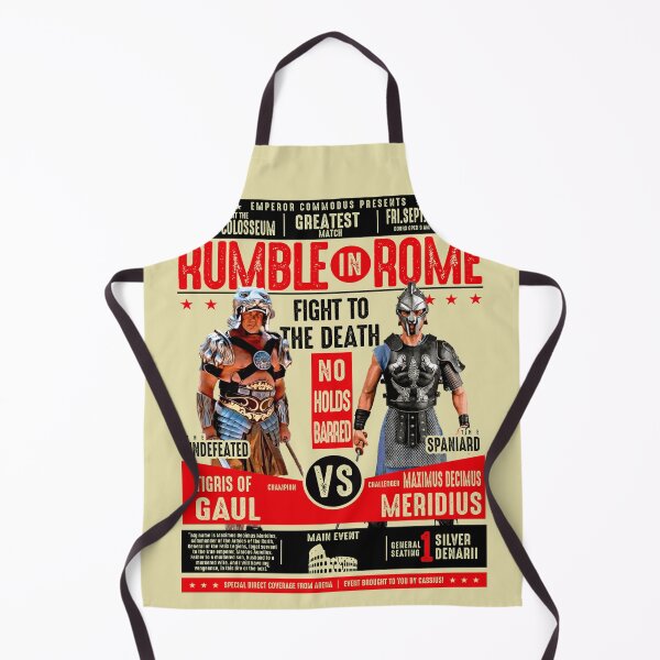 Item preview, Rumble In Rome Gladiator Poster designed and sold by Alema Art.