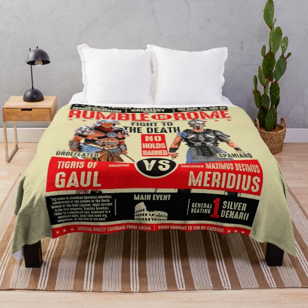 Item preview, Rumble In Rome Gladiator Poster designed and sold by Alema Art.