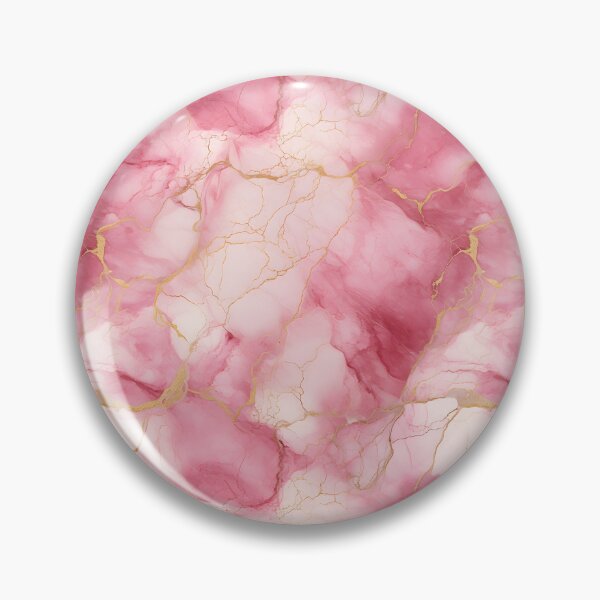 Item preview, Pink Marble Flecked with Gold Pattern designed and sold by Marvel Selke.