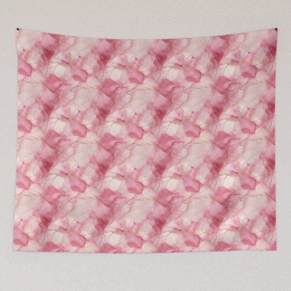Item preview, Pink Marble Flecked with Gold Pattern designed and sold by Marvel Selke.