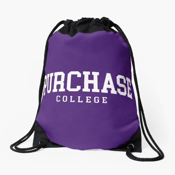 PURPLE DRAW STRING BAG  Ellsworth Community College Bookstore