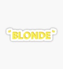 blond Sticker