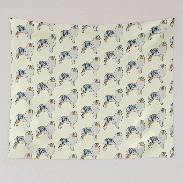 Item preview, australian shepherd drawing designed and sold by Mayarart.