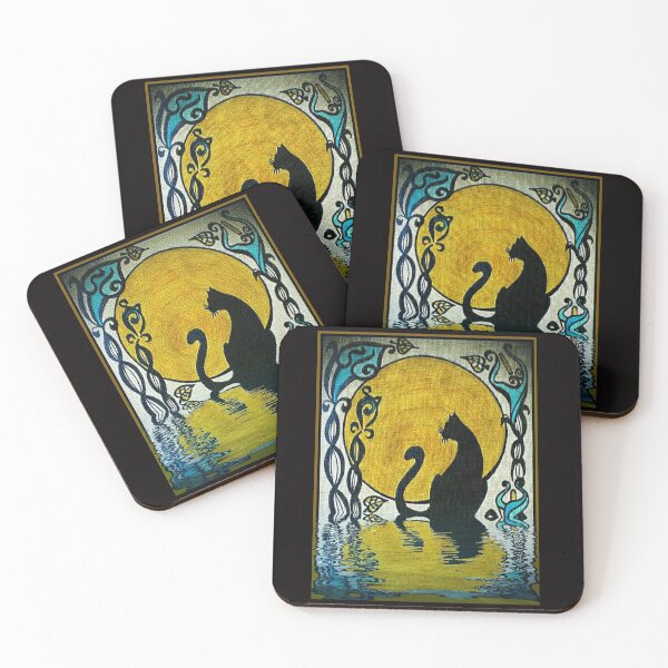 Item preview, Black Cat with Reflections designed and sold by PaniaBrown.