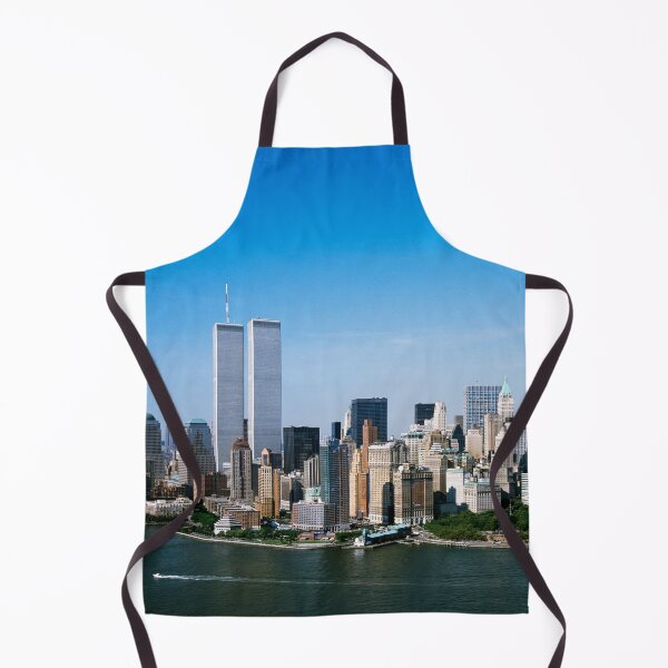 Item preview, World Trade Center, lower Manhattan cityscape skyline August 2001 color panorama landscape photographic print / photography designed and sold by Jéanpaul  Ferro.