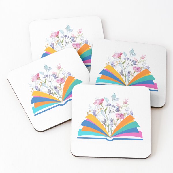 Item preview, flowers growing from book designed and sold by Print_Fuse.
