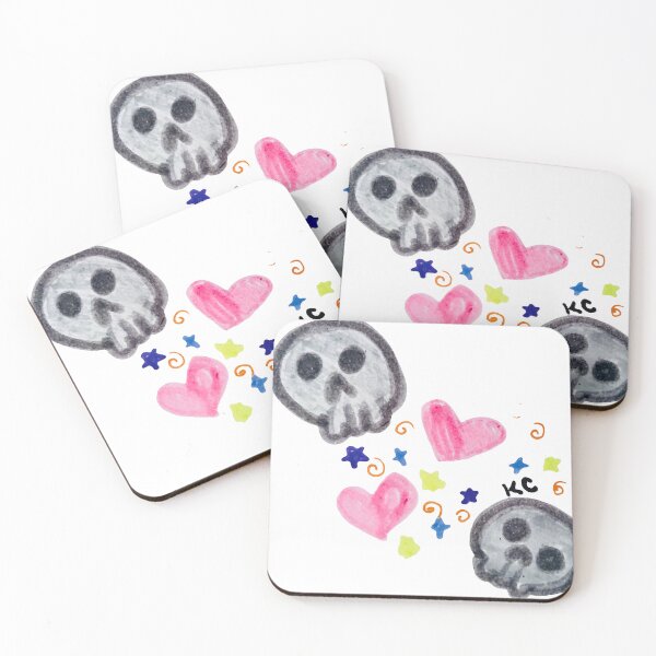 Item preview, Cute skull pattern  designed and sold by KLCdoodles.