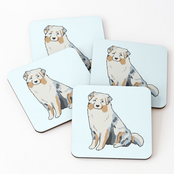 Item preview, australian shepherd illustration  designed and sold by Mayarart.
