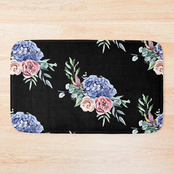 Item preview, Bouquet of colorful painted flowers on a black background designed and sold by FlowerandDesing.