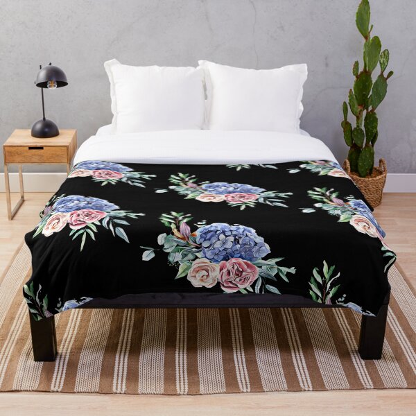 Item preview, Ramo de flores pintadas de colores sobre un fondo negro designed and sold by FlowerandDesing.