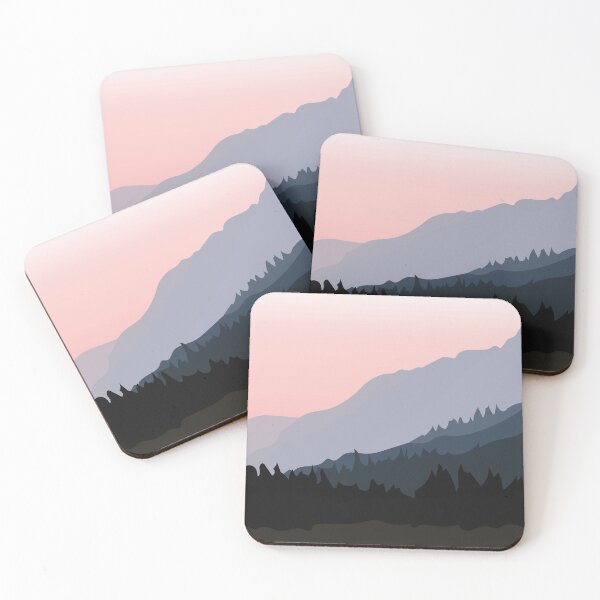 Item preview, Pink Morning Mountains designed and sold by CosioInc.