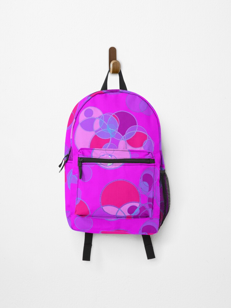 Thumbnail 1 of 3, Backpack, Abstract bubbles designed and sold by AlexDakova.