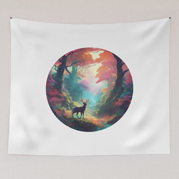 Item preview, Mystical Anime Forest designed and sold by AbsoluteA.