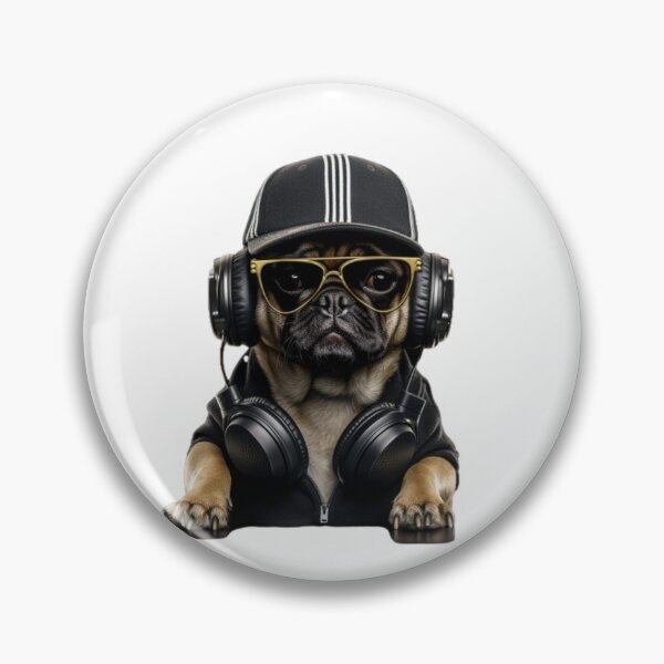 Item preview, Funny dog as DJ Woof designed and sold by Dreamtodream.