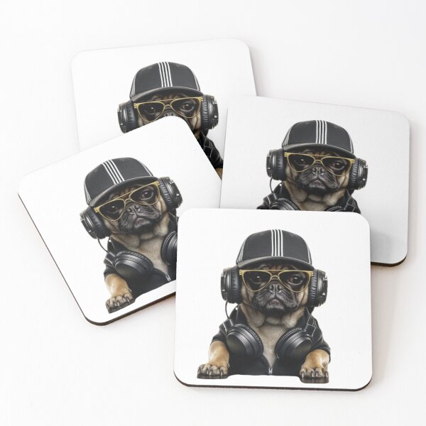 Item preview, Funny dog as DJ Woof designed and sold by Dreamtodream.