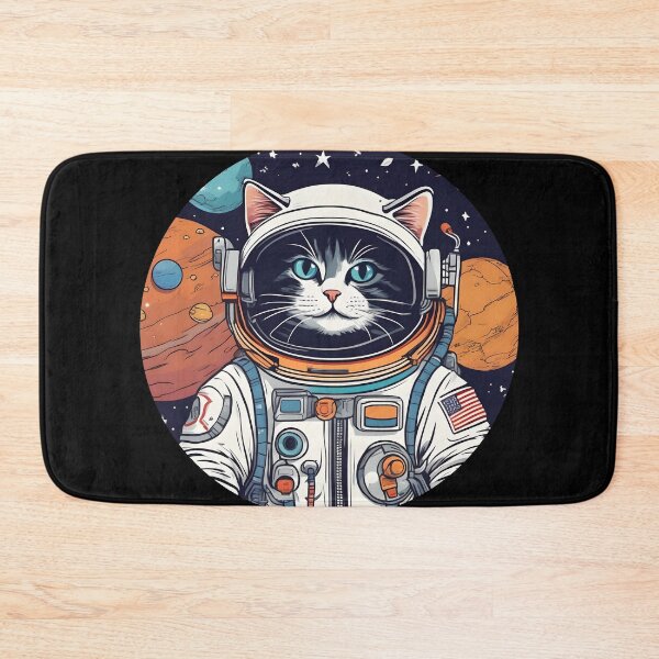 Item preview, Funny Cat Astronaut designed and sold by AbsoluteA.