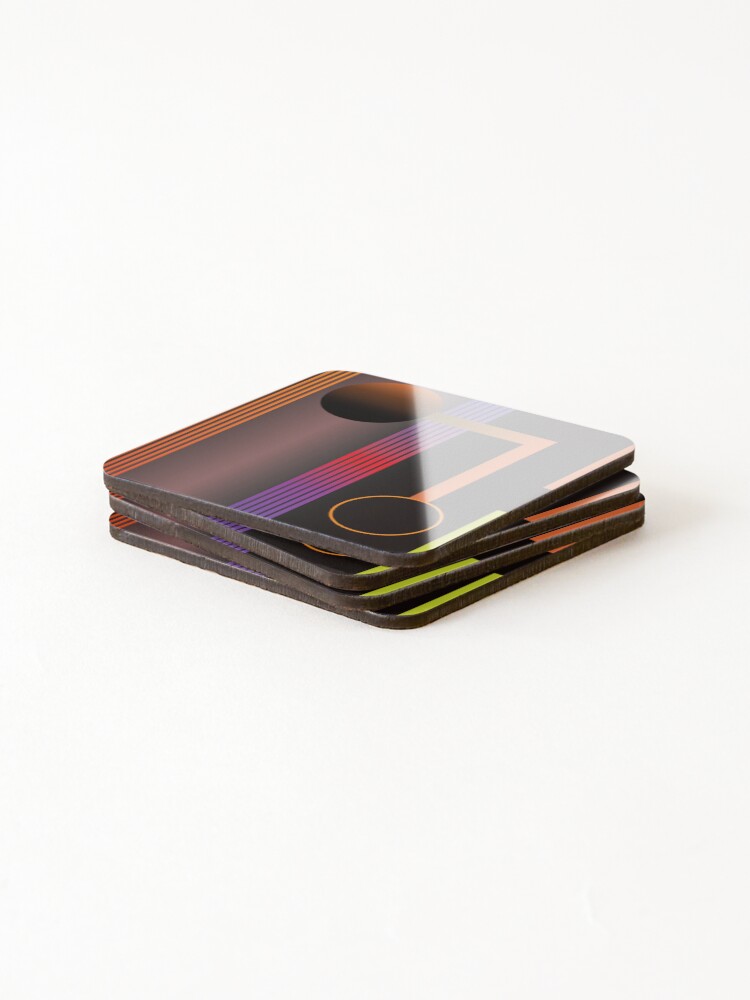 Thumbnail 4 of 5, Coasters (Set of 4), Radiant Gradient designed and sold by RGSMOOTHFINGER.