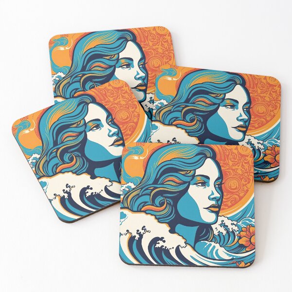 Item preview, The Hawaiian Face Ocean designed and sold by ramblingsaloha.