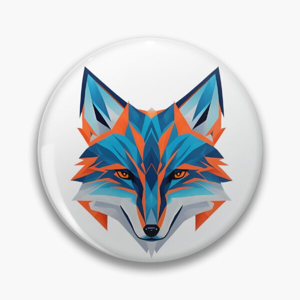 Item preview, Fox Blue Electric and Orange designed and sold by FocusChillax.