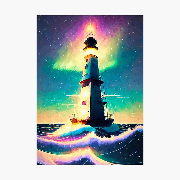 Lighthouse by Brian Vegas Photographic Print