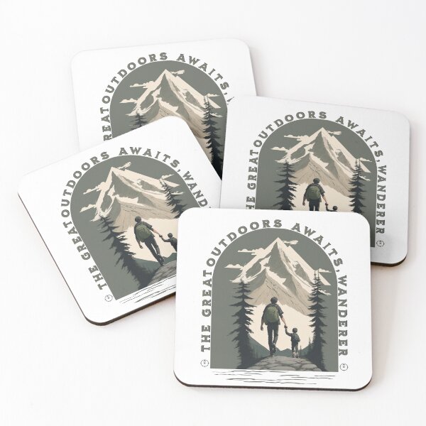 Item preview, The Great Outdoors Awaits designed and sold by SparkleBrush.