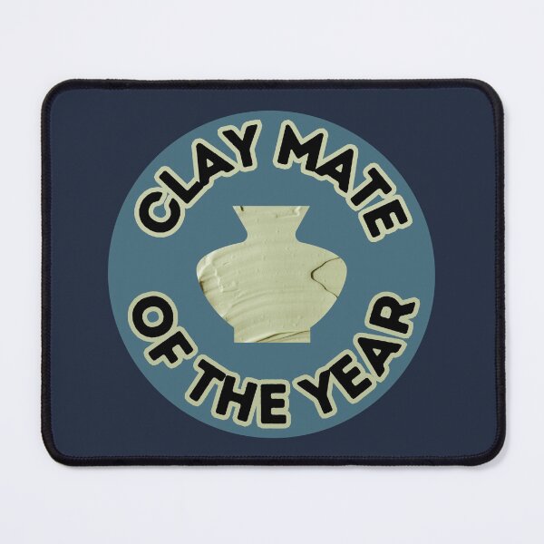 Item preview, Pottery Pun Claymate of the Year designed and sold by LivingRoomZoo.