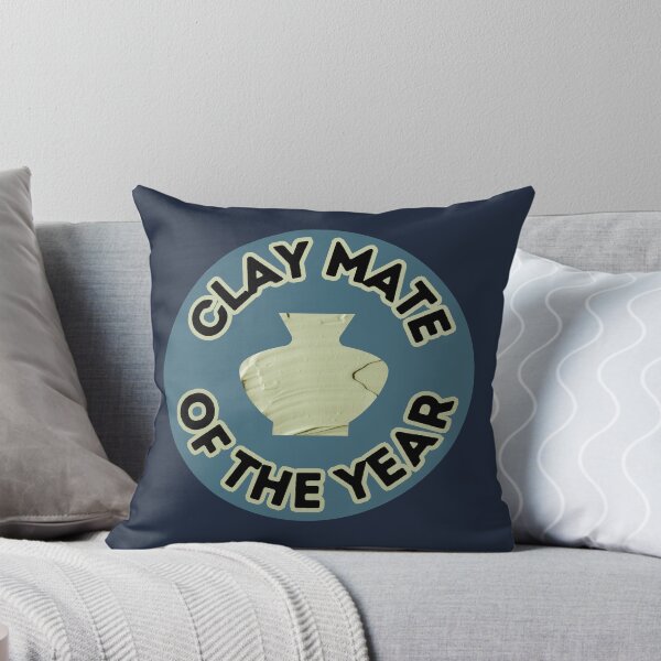 Item preview, Pottery Pun Claymate of the Year designed and sold by LivingRoomZoo.