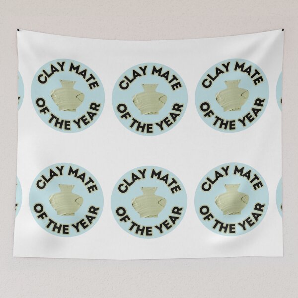 Item preview, Pottery Pun Claymate of the Year designed and sold by LivingRoomZoo.