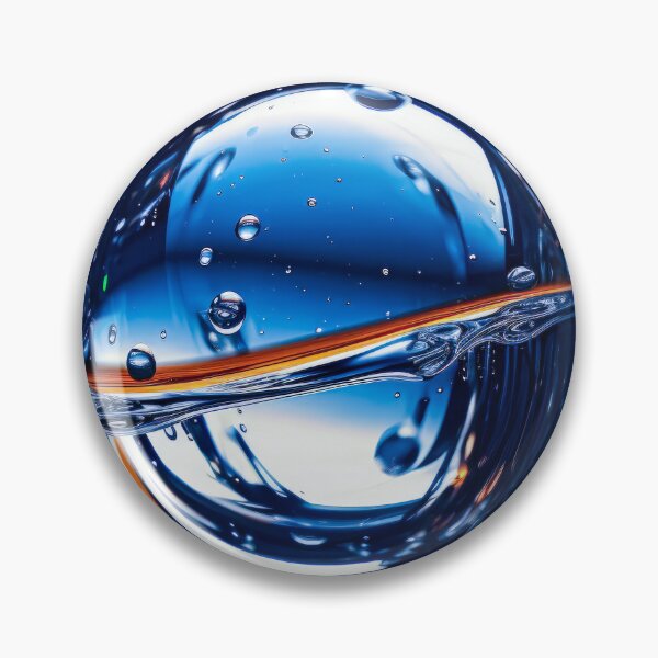 Item preview, Stunning Water Photography: A Floating Droplet with Reflection and Motion designed and sold by GraphicResource.