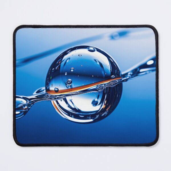 Item preview, Stunning Water Photography: A Floating Droplet with Reflection and Motion designed and sold by GraphicResource.