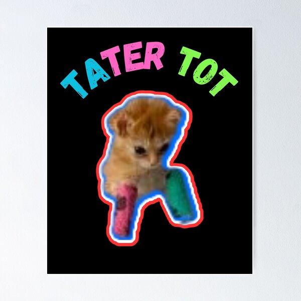 Item preview, Tater Tot Cat  designed and sold by WoodburyLake.