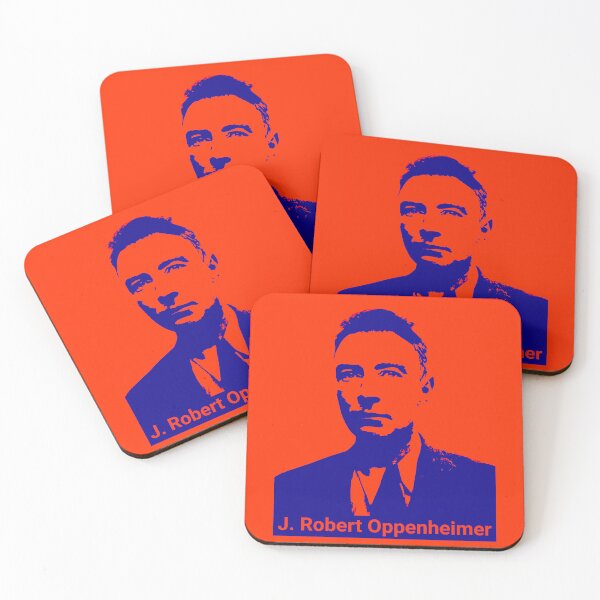 Item preview, Oppenheimer - Blue on Red designed and sold by DistinctDesignz.