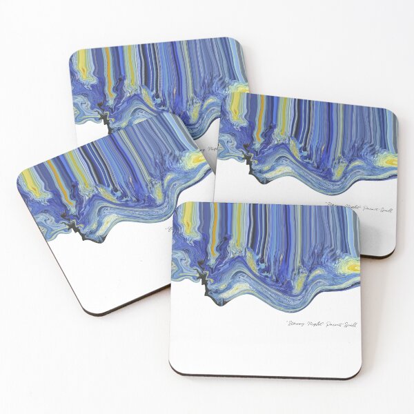 Item preview, Starry Night Paint Spill designed and sold by mgold0pz.