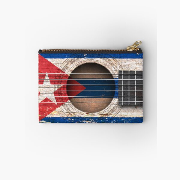 Item preview, Old Acoustic Guitar with Cuban Flag designed and sold by JeffBartels.