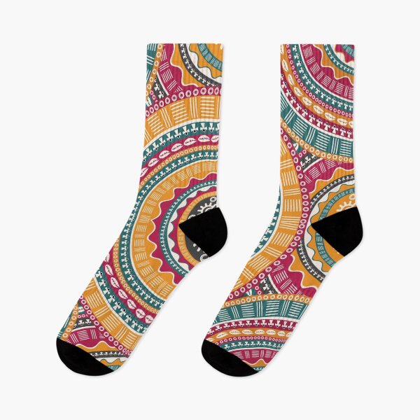 Item preview,  "African Majesty: Vibrant Tribal-Inspired Seamless Fabric Pattern" designed and sold by Bewthanaporn.