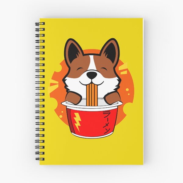 Item preview, Corgi Eating Ramen Noodle - Japanese Food designed and sold by FridPix.