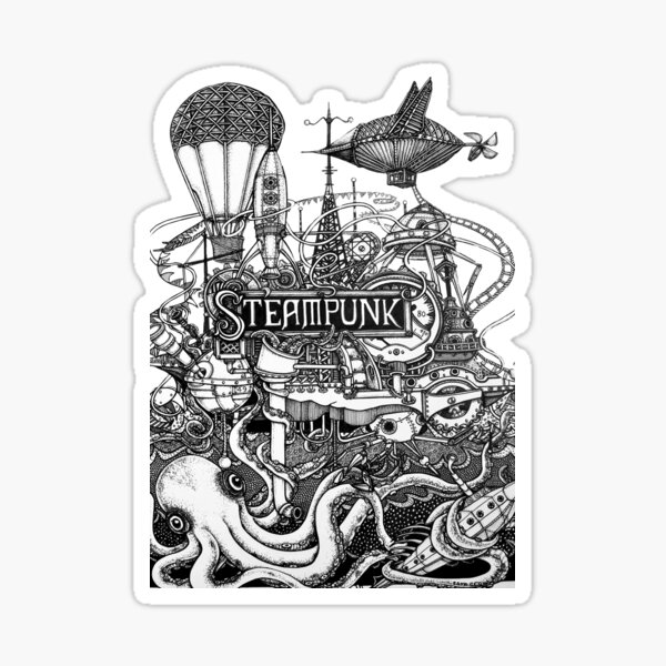 steampunk Sticker